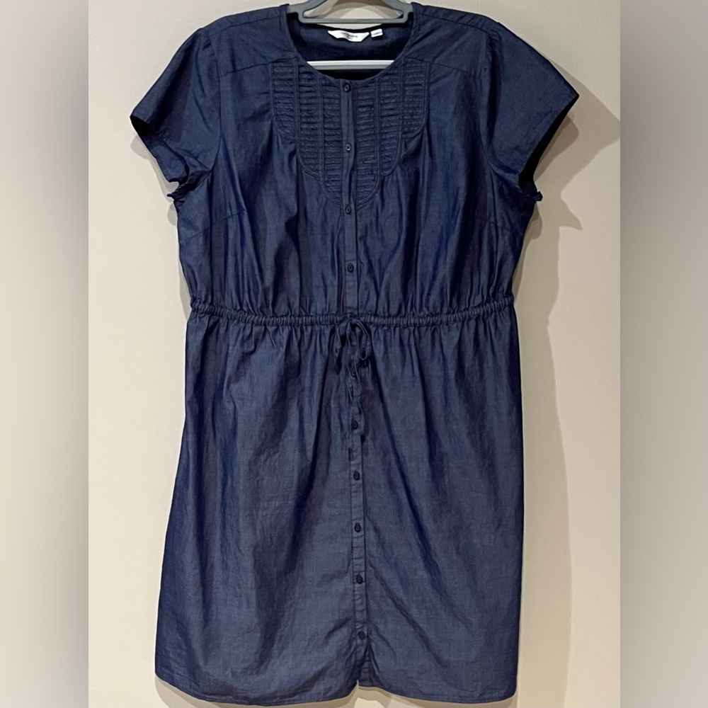 Cotton Liz Claiborne Denim look dress